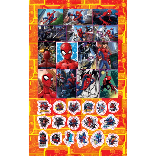 SPIDER-MAN COLOURING SET - CRAWLING… MAKE WAY + สีไม้และสติ๊กเกอร์โฮโลแกรม